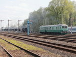 SN61-168, ein Dieseltriebzug, war ein interessanter Gast auf der Dampflokparade in Wolsztyn am 30.April 2016. 