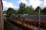 Paralleleinfahrt  in Ceska Lipa zweier TW der Baureihe 854.16.08.2014 18:22 Uhr