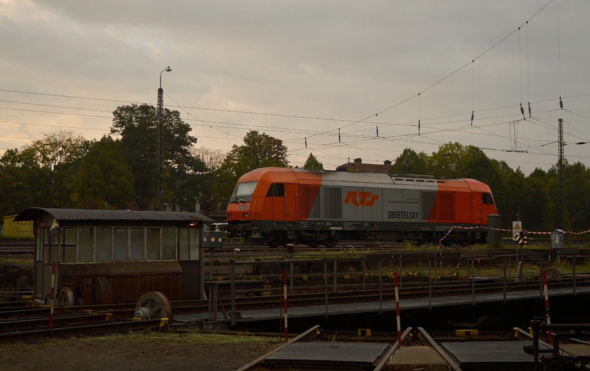 Eine ER 20 von RTS stand am 20.09.2015 in Darmstadt-Kranichstein.