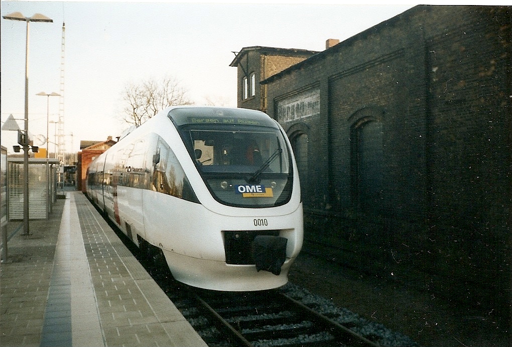 OLA Vorgänger die OME mit dem Talent VT0010,im März 2005,in Bergen/Rügen.
