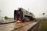 Die P36 0123 steht mittlerweile im Eisenbahn-und Technikmuseum Prora.Im August 2000 traf die Lok aus Russland kommend in Mukran ein.