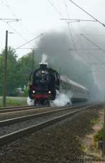 D 735 Reloaded: 40 Jahre Abschied vom Schnellzugdampf am 31.05.2015 hinter Meppen richtung Lingen (EMS).
