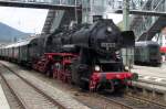 Kriegslok 52 8134 ist am 1 Juni in Neustadt (Weinstrasse) eingefahren. 