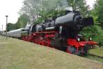 Dampfpendel mit 52 8131 steht in Nossen am 23 Mai 2015.