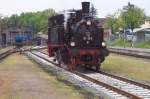 91 134 im Jahr 2012 abgestellt im Bahnhof Putbus. Sie kam zum Bahnhofsfest in Putbus.