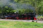 99 4652 und Aquarius C auf dem Weg nach Jöhstadt am 24.05.2015