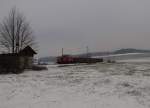 br-203-dr-v-100/387613/203-29-swt-zu-sehen-in-drochausv 203-29 (SWT) zu sehen in Drochaus/V. im ersten Schnee in diesem Winter am 02.12.14.