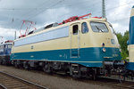 In der Lokaufstellung zur Lokparade beim Sommerfest in Koblenz am 18.06.2016 stand 110 300 (Baureihe E10 e.V).
