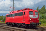 In der Lokaufstellung zur Lokparade beim Sommerfest in Koblenz am 18.06.2016 stand 110 152 (Baureihe E10 e.V.).