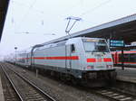 146 575-6 steht mit den IC nach Leipzig am 22.