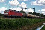 DB 189 047 passiert Tilburg/Warande am 14 Juli 2016.