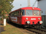 95 80 0 798 308-2- D-AKN mit 95 80 0 798 309-0- D-AKN am Hafenmuseum Hamburg am 22. Oktober 2016.
