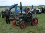 Ein historischer Traktor vor unserer Zeit,am 29.Juni 2013,in Mariendorf.